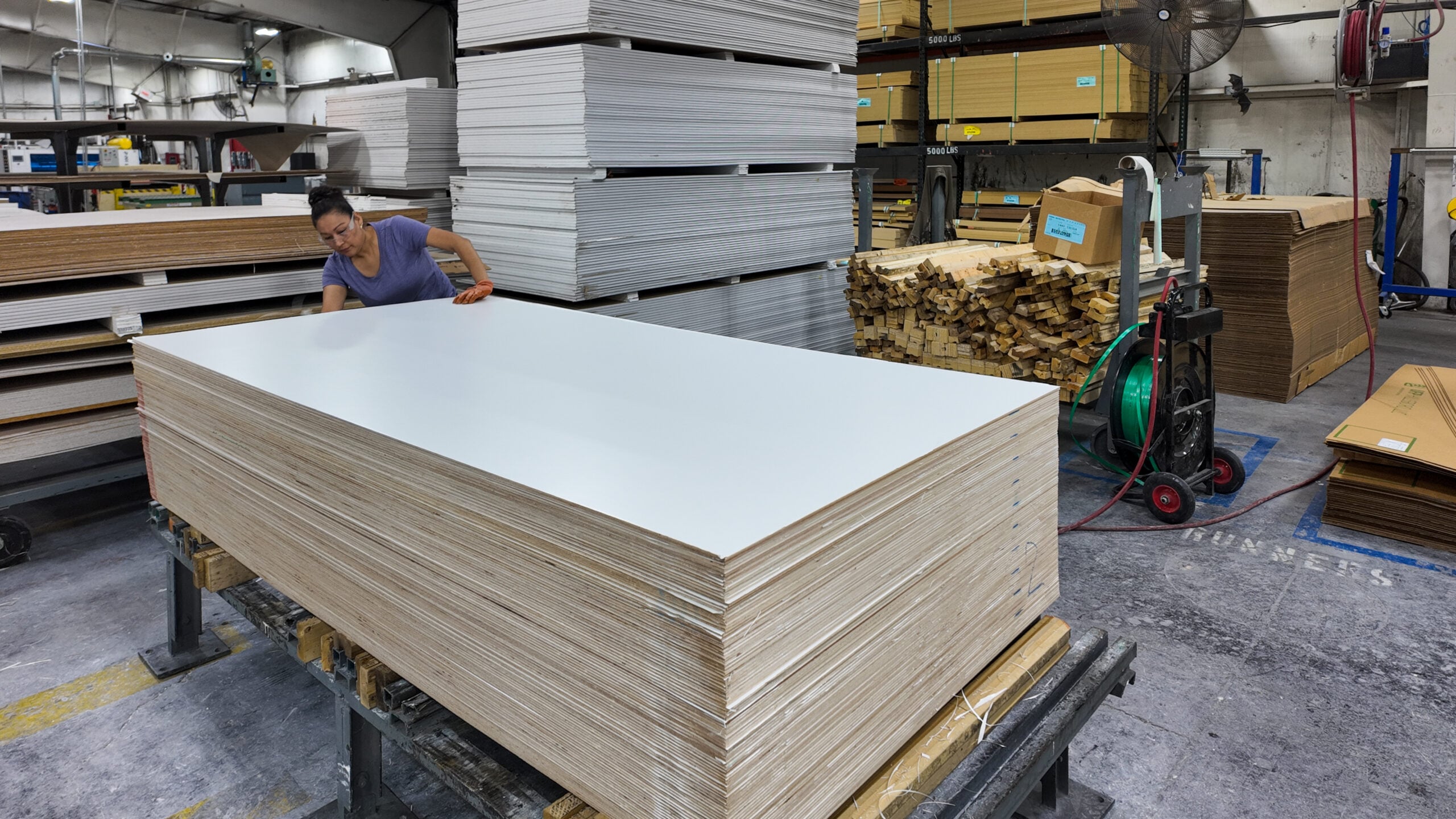 BRAWN laminated wall panel manufacturing at the Hillsboro facility