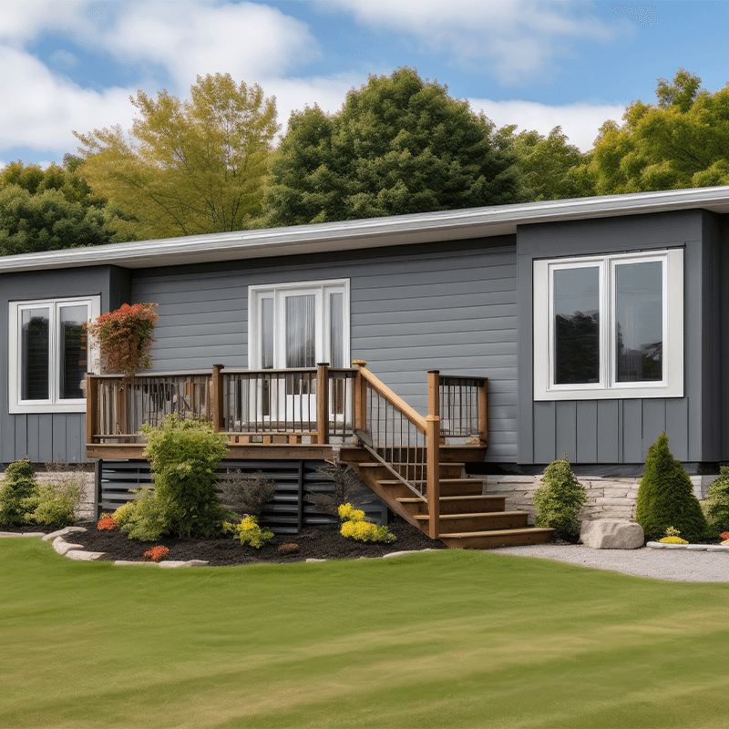 Pre-cut porch kit components for commercial modular assembly