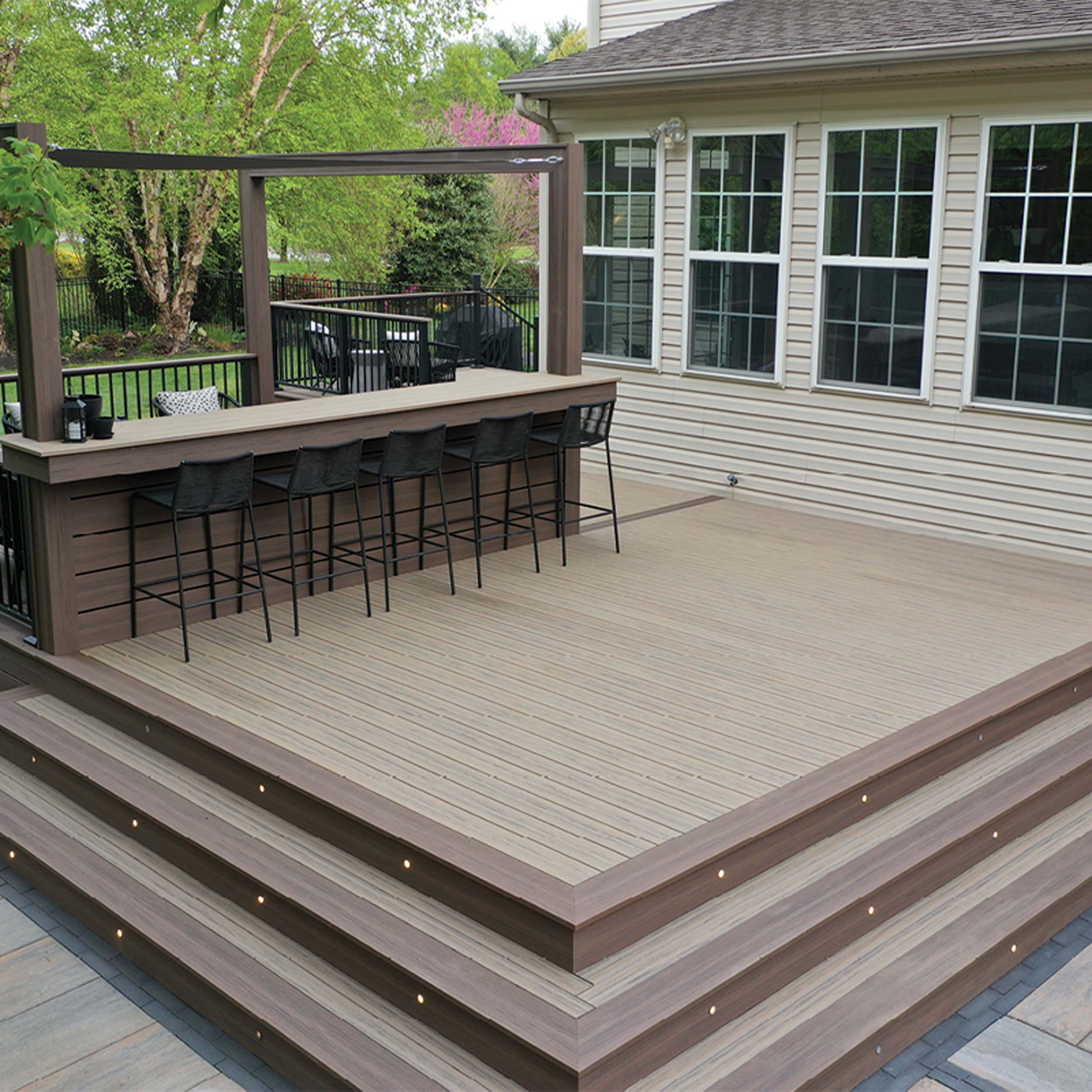 Pre-finished deck and exterior products for manufactured homes