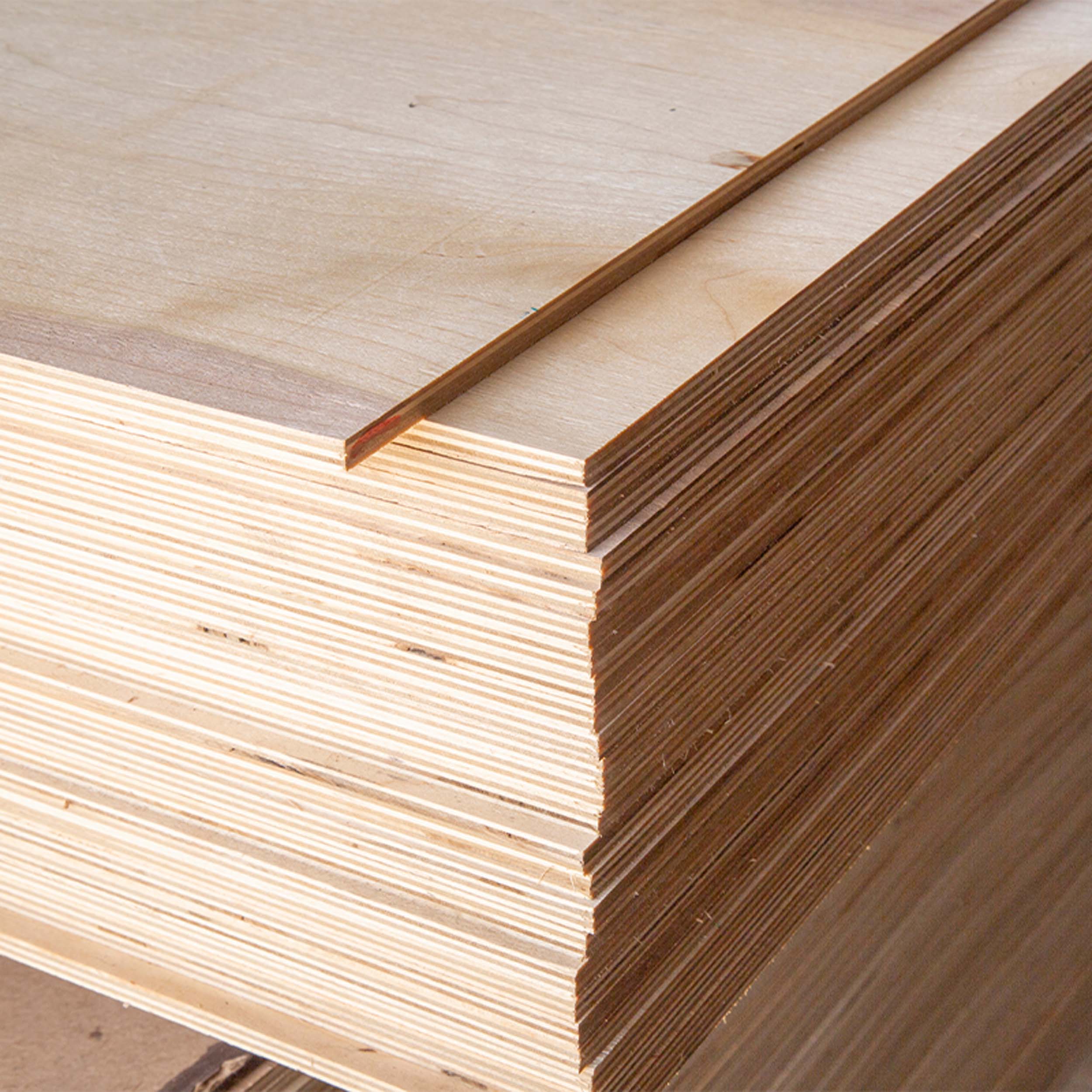 Stacked plywood and panel flooring products