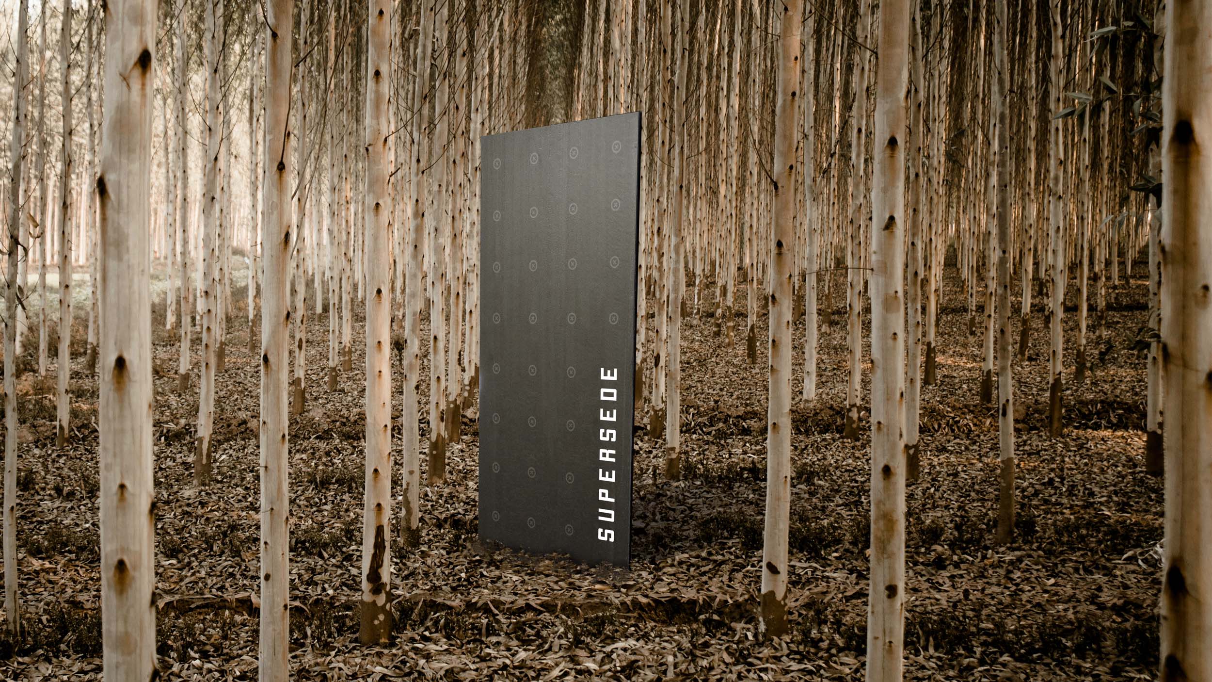 Supersede Marine Board in a forest setting